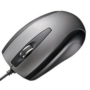 【クリックでお店のこの商品のページへ】SANWA SUPPLY MA-LS14DS レーザーマウス ダークシルバー