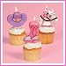 12 Cowgirl Cake Topper Candles