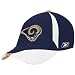 Search : Reebok St. Louis Rams Navy Blue 2008 Sideline Flex Fit Hat