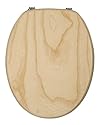 Wenko 143347100 WC-Sitz Yuma, Fix Clip Befestigung, antibakteriell, hochwertiges Schichtholz Kiefer, 45 x 35,5 cm