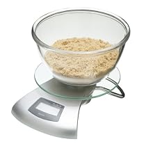 Kitchen Craft MasterClass Deluxe Electronic Stainless Steel Platform Kitchen Scales 3kg (6.6lb)
