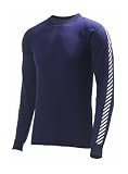 Helly Hansen Lifa Dry Stripe Crew - Navy XX-Large