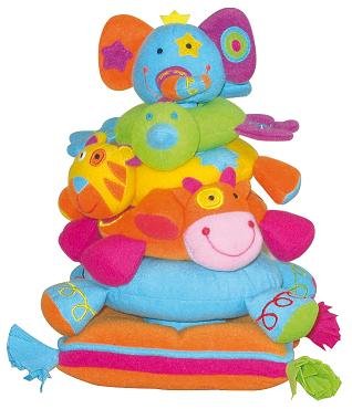 Childrens Toyshop  Toys : Animal Stacking Pyramid with Activities