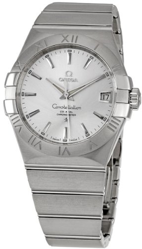 Omega Men s 123 10 38 21 02 001 Constellation Silver Dial Watch