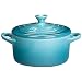 Le Creuset Stoneware 8-Ounce Petite Round Covered Casserole, Caribbean