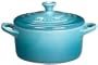 Le Creuset Stoneware 8-Ounce Petite Round Covered Casserole (Caribbean)