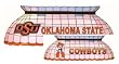 Oklahoma State Cowboys Stained Glass Pool Table Light