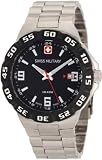 Swiss Military Calibre Men's 06-5R1-04-007 Racer Black Dial Steel Bracelet Watch