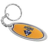 NCAA Tennessee Martin Skyhawks Domed Oval Keychain