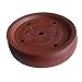 Teagas Purple Clay Travel Teaset Portable Travel Kungfu Tea Set (Consists of 1 Tea Tray 1 Teapot and 3 Cups)