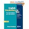 English Vocabulary in Use, Pre-Intermediate and Intermediate with Answers