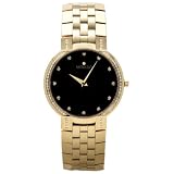 Mens Gold Diamond Watch, Movado Mens Faceto Diamond Accented Gold-Tone Watch 