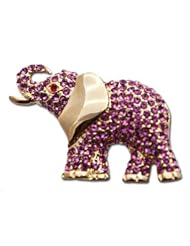 Brilliant Pink Elephant Brooch/Pin