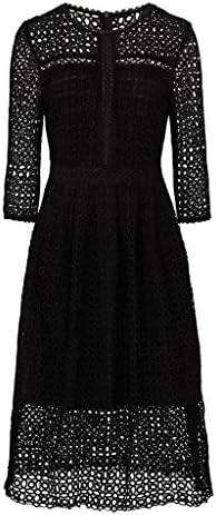 Zibi London - Black Crochet Lace Dress, Size 10