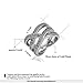 Yoursfs Birds Nest Triple Row Twisted Austrian Crystal Cocktail Wide Ring 18k White Gold Plated
