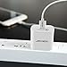 Quick Charge 3.0, Archeer 18W USB Wall Charger (Quick Charge 2.0 Compatible) for Galaxy S6/S7/Edge/Plus, Note 4/5, Nexus 6, Samsung Fast Charge Qi Wireless Charging Pad and More, White