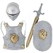 Small World Express Imaginative Play Gladiator Set--Silver