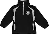 Oakland Raiders Youth Post Game Quarter-Zip Fleece Jacket