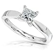 1/2ct TW Princess Diamond Solitaire Ring in 14kt Gold