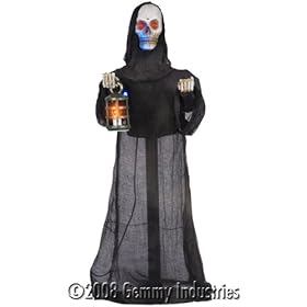 Grim Reaper Lamp Post Halloween Décor