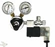 CO2 Regulator Deluxe - Dual Gauge with Solenoid