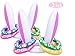 Max Fun Inflatable Bunny Ears Ring Toss Game Pack of 2 for Easter Party (Inflatable Bunny Ears)
