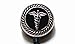 Sparkles! Sparkly Rhinestone Retractable Badge Reel/ID Badge Holder/Brooch/Pendant/Id Badge Holder (Nurse Medical Doctor Symbol Black Base)