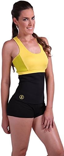 Hot Thermo Sweat Waist Trimmer Shapers Slimming Belt Waist Cincher Girdle For Weight Loss Women &amp; Men. Promotes Weight Loss &amp; Burns Fat (large)