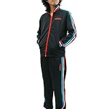 「adidas(アディダス) ジャージ 上下 セット トラックジャケット トラックパンツメンズ ブラック CU280-CU279-X49030-X49051　Ｌサイズ」の画像