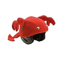 Tail Wags Lobster Helmet Cover - Red