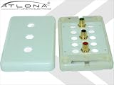 Atlona (3-RCA) Component Video Wall Plate, Audio and Video, Electronics and Computers