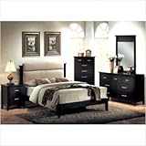 Reagan Panel Bedroom Set in Cappuccino