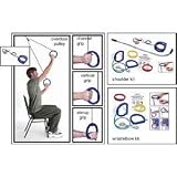 MarV shoulder therapy kit: pulley, 2 handles, 3 tubes, 1 door attachment, chart