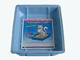 Argee RG606-1 Kitty Lounge 100-Pack Disposable Litter Tray, Blue