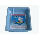 Argee RG606 Kitty Lounge 50-Pack Disposable Litter Tray, Blue by Argee