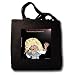 Salvador Dali Parton: Persistence Of Mammories - Funny Gifts - Black Tote Bag 14w X 14h X 3d