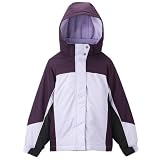 Girls' Cherokee 4-in-1 System Jacket - Purple/ Black