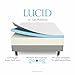 LUCID 12 Inch Gel Infused Memory Foam Mattress - Medium Feel - CertiPUR-US Certified - 10-Year warranty - Twin