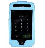 (Blue Sleeve) Leather case cover pouch for Apple iPhone 3G 3GS 3G S 3rd Generation with Belt Clip and 3rd Gen Screen Protector