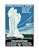 Yellowstone National Park Vintage Advertising Poster Fridge Magnet