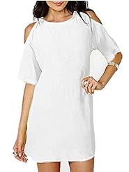 Sexy A-line Chiffon/Polyester Off the Shoulder Short Sleeves Club Dress/Party Dress/Mini Dress 