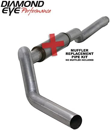 Diamond Eye 5" Cat Pipe Back Alum Exhaust 01-07 GM Duramax 6.6L No Muffler