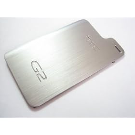 Battery Back Cover Door for T-Mobile Tmobile G2 HTC Desire Z A7272 ~ Metal Silver color ~ Repair Parts Replacement