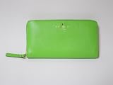 [ケイトスペード] kate spade 　財布kate spade mikas pond vivacsgren lacey ジッパー 長財布　ラウンドファスナー　黄緑色　ライトグリーンラウンドジップ長財布 [並行輸入品] MIKA