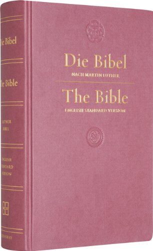 ESV German/English Parallel Bible (German (Luther) - English (ESV), Dark Red)