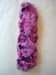 Rabbit fur wrist band Leopard pink