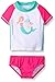 Carter's Girls' Short Sleeve Mermaid Rash Guard Set