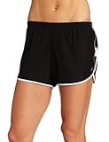 Asics Women's Quad Short, Black/White, Small : image