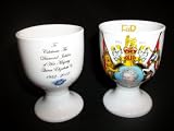 H M Queen Elizabeth II Diamond Jubilee Coat Of Arms 1952-2012 Egg Cup