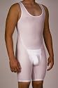 New and Improved! Mens Compression Knee-Length Bodysuit